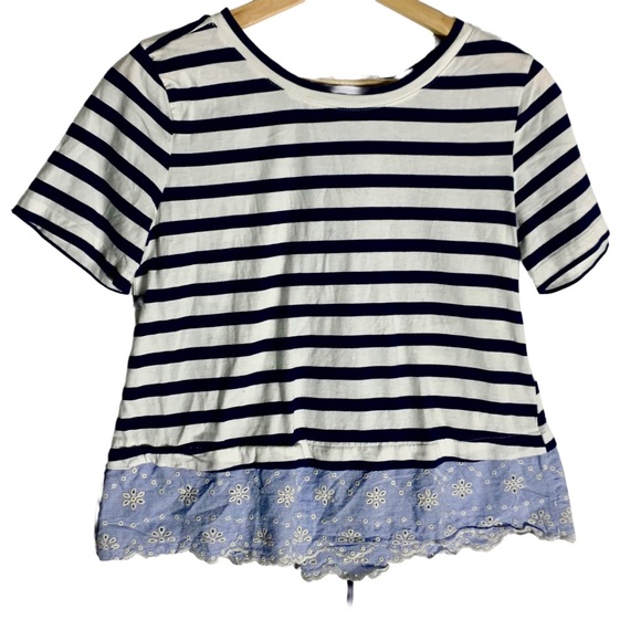 Anthropologie | Sanctuary Skye Lace Back/Corset Tie Blouse - Picture 2 of 5